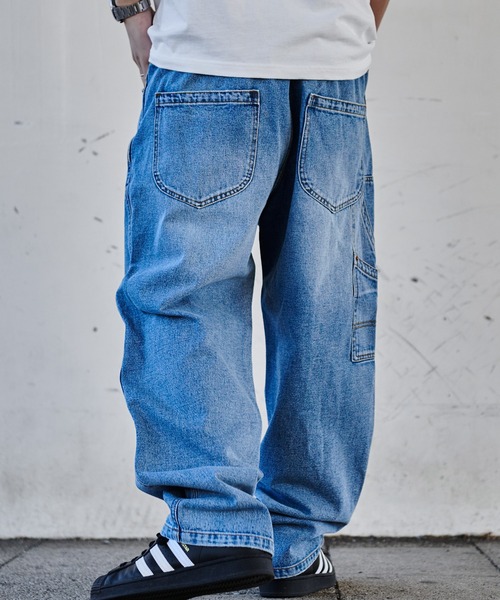 JEMORGAN(ジェーイーモーガン)の「『JEMORGAN LONG JOHNS/ジェーイーモーガンロングジョーンズ』wide painter denim PT【+】(デニムパンツ・メンズ・グレー/ブルー・M/L/XL)」の12枚目の写真