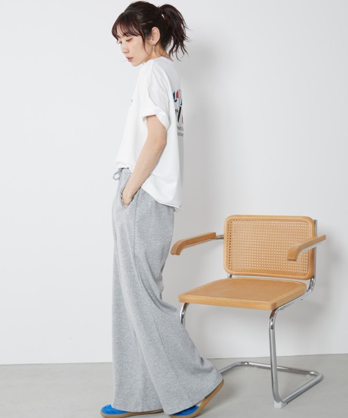 Auntie Rosa Holiday(アンティローザホリデー)の「URBANロゴルーズTEE(Tシャツ/カットソー・レディース・ネイビー/アイボリー・FREE)」の9枚目の写真