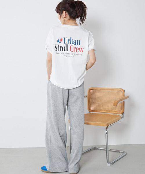 Auntie Rosa Holiday(アンティローザホリデー)の「URBANロゴルーズTEE(Tシャツ/カットソー・レディース・ネイビー/アイボリー・FREE)」の10枚目の写真