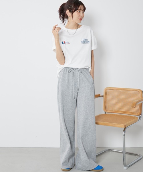 Auntie Rosa Holiday(アンティローザホリデー)の「URBANロゴルーズTEE(Tシャツ/カットソー・レディース・ネイビー/アイボリー・FREE)」の7枚目の写真