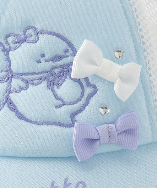 SHOO・LA・RUE（シューラルー）の「【すみっコぐらし】リボンメッシュCAP（キャップ・キッズ・サックスブルー/パープル系1・99）」の8枚目の写真