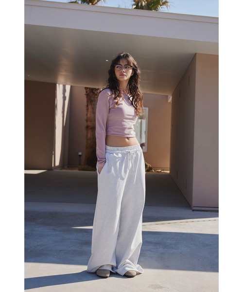 Alexiastam レイヤードパンツ ALEXIA STAM（アリシアスタン）の「Wellness Layered Sweat