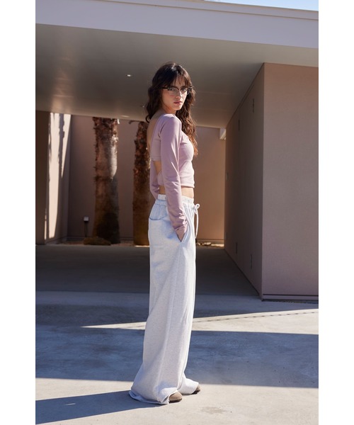 Alexiastam レイヤードパンツ ALEXIA STAM（アリシアスタン）の「Wellness Layered Sweat