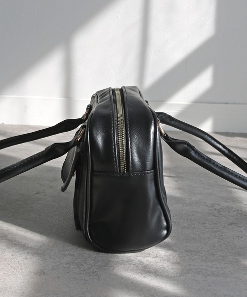 COURO(コウロ)の「ダブルフラップポケットスクエアハンドバッグ(ハンドバッグ・レディース・ブラック/ブラウン/レッド・FREE)」の13枚目の写真