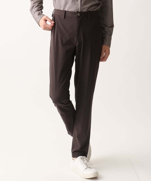 MK MICHEL KLEIN HOMME (エムケーミッシェルクランオム)の「【セットアップ対応】ニュートラルストレッチパンツ(その他パンツ・メンズ・ライトブラウン/ブラック・44/46/48/50)」の1枚目の写真