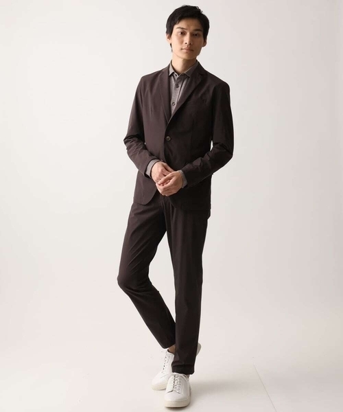 MK MICHEL KLEIN HOMME (エムケーミッシェルクランオム)の「【セットアップ対応】ニュートラルストレッチパンツ(その他パンツ・メンズ・ライトブラウン/ブラック・44/46/48/50)」の15枚目の写真