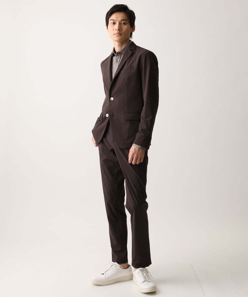 MK MICHEL KLEIN HOMME (エムケーミッシェルクランオム)の「【セットアップ対応】ニュートラルストレッチパンツ(その他パンツ・メンズ・ライトブラウン/ブラック・44/46/48/50)」の14枚目の写真