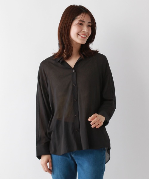 FOUND GOOD（ファウンドグッド）の「ヨウリュウレギュラーシャツLS（シャツ/ブラウス・レディース・ホワイト系5/ブルー系2/イエロー系2/ブラック・M/S/L）」の14枚目の写真