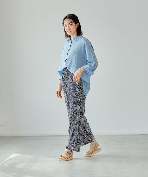 FOUND GOOD（ファウンドグッド）の「ヨウリュウレギュラーシャツLS（シャツ/ブラウス・レディース・ホワイト系5/ブルー系2/イエロー系2/ブラック・M/S/L）」の16枚目の写真