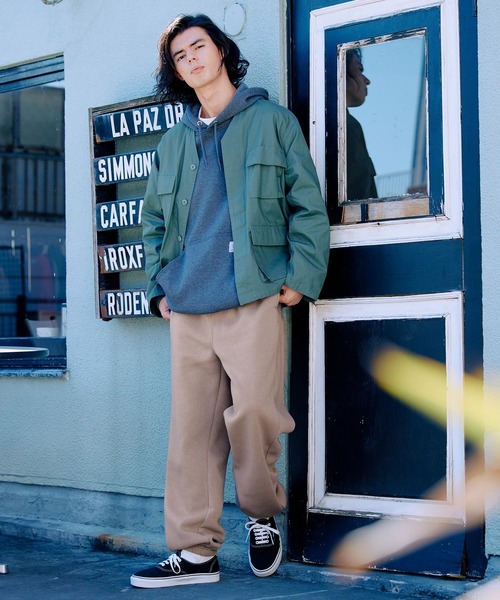 BARK MANHATTAN(バークマンハッタン)の「オーバーサイズイージースウェットパンツ(スウェットパンツ・メンズ・グレイッシュベージュ/オートミール・XL/M/L)」の22枚目の写真