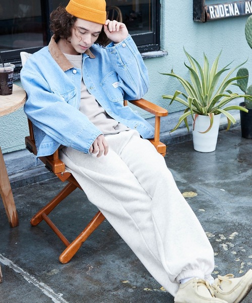 BARK MANHATTAN(バークマンハッタン)の「オーバーサイズイージースウェットパンツ(スウェットパンツ・メンズ・グレイッシュベージュ/オートミール・XL/M/L)」の16枚目の写真