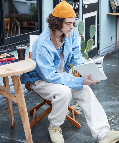 BARK MANHATTAN(バークマンハッタン)の「オーバーサイズイージースウェットパンツ(スウェットパンツ・メンズ・グレイッシュベージュ/オートミール・XL/M/L)」の7枚目の写真