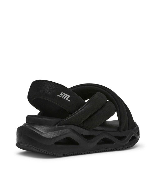 STEVE MADDEN（スティーブマデン）の「クロスパフィーボリュームサンダル/S.MADDEN HURDLE 2-VS（サンダル・レディース・ライム/ブラック×ホワイト/ブラック×ブラック・22.5cm/23.5cm/24.5cm/23.0cm/24.0cm/23.5-24）」の11枚目の写真