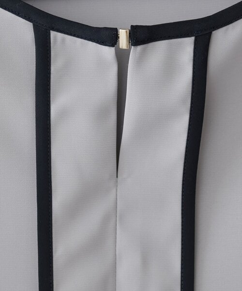 natural couture（ナチュラルクチュール）の「メタルホック付き配色6分袖ブラウス（シャツ/ブラウス・レディース・ミント/ネイビー/アイボリー/ピンク/グレー/グリーン系その他・FREE）」の22枚目の写真