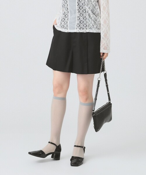 Ray BEAMS(レイビームス)の「1タック ショート パンツ(その他パンツ・レディース・ブラック/ダークブラウン・0/1)」の1枚目の写真