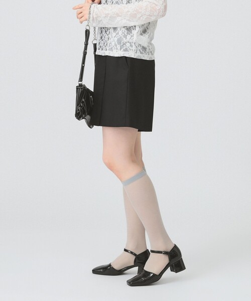 Ray BEAMS(レイビームス)の「1タック ショート パンツ(その他パンツ・レディース・ブラック/ダークブラウン・0/1)」の6枚目の写真