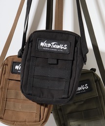 WILD THINGS | WILD THINGS フラップポケット付き ウェビング ショルダーバッグ(ショルダーバッグ)