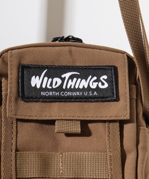 WILD THINGS（ワイルドシングス）の「WILD THINGS フラップポケット付き ウェビング ショルダーバッグ（ショルダーバッグ・メンズ・ブラック/オリーブ/ベージュ・FREE）」の7枚目の写真