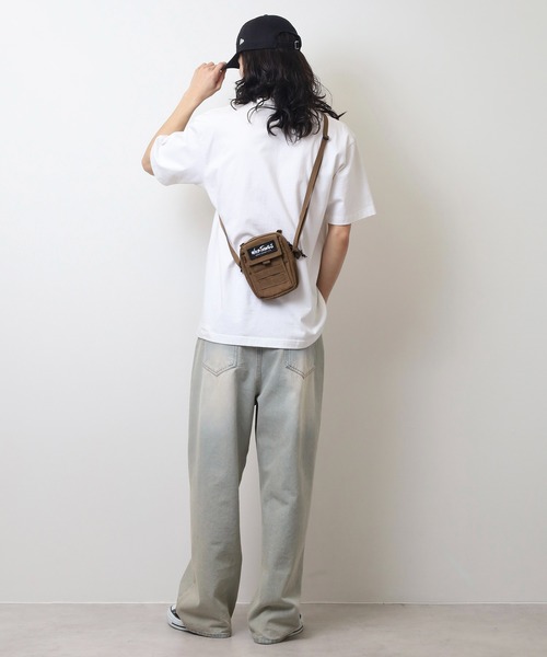 WILD THINGS（ワイルドシングス）の「WILD THINGS フラップポケット付き ウェビング ショルダーバッグ（ショルダーバッグ・メンズ・ブラック/オリーブ/ベージュ・FREE）」の22枚目の写真
