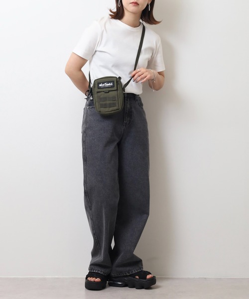 WILD THINGS（ワイルドシングス）の「WILD THINGS フラップポケット付き ウェビング ショルダーバッグ（ショルダーバッグ・メンズ・ブラック/オリーブ/ベージュ・FREE）」の20枚目の写真