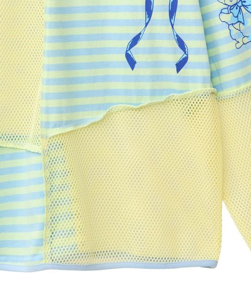 Candy Stripper（キャンディストリッパー）の「HEARTFUL FRIENDS PATCH WORK トップス（Tシャツ/カットソー・レディース・ピンク系その他/オフホワイト/ライトイエロー・FREE）」の10枚目の写真