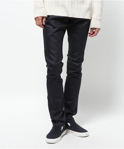 Lui's（ルイス）の「Lui's(ルイス) スリムスキニーデニムパンツ（デニムパンツ・メンズ・ブラック/ダークブルー・SMALL/MEDIUM/LARGE）」の2枚目の写真