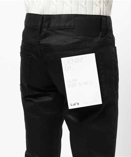 Lui's（ルイス）の「Lui's(ルイス) スリムスキニーデニムパンツ（デニムパンツ・メンズ・ブラック/ダークブルー・SMALL/MEDIUM/LARGE）」の10枚目の写真