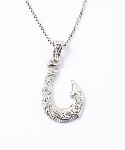 INTER FACTORY（インターファクトリー）の「shellvia - fish hook necklace made in INTER FACTORY（ネックレス・レディース・シルバー/ゴールド・FREE）」の11枚目の写真