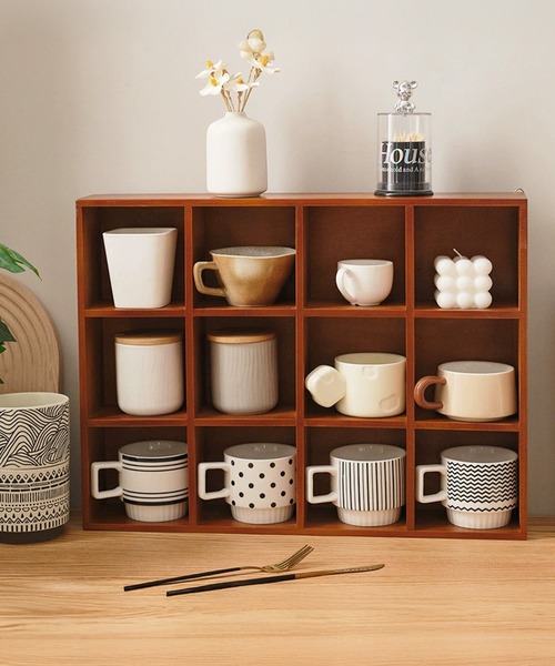 セール】食器収納ディスプレイ棚（キッチン収納）｜IRADOWL（アイラ