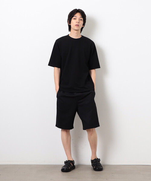 COMME CA ISM(コムサイズム)の「膨れジャカード Tシャツ(Tシャツ/カットソー・メンズ・ブラック/ホワイト・LARGE/MEDIUM)」の7枚目の写真