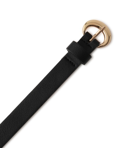 ROPE' PICNIC(ロペピクニック)の「16mmカーブラウンドバックルベルト(ベルト・レディース・ベージュ/レッド/ブラック系その他・FREE)」の5枚目の写真