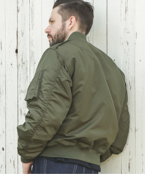 R&L MA-1 フライトジャケット オリーブ アルファ インダストリーズ ALPHA INDUSTRIES MA-1 スリム
