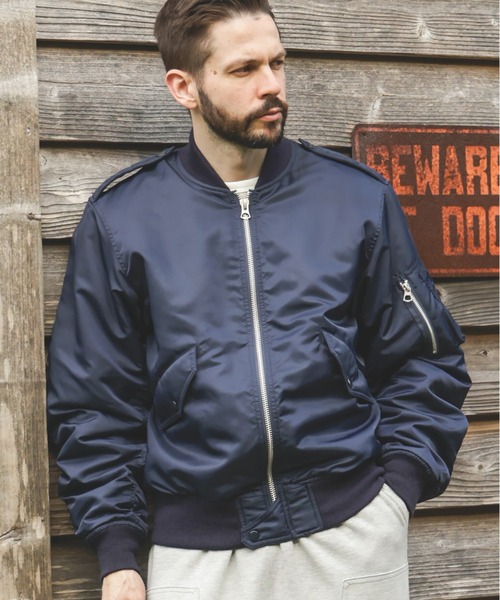 MR.OLIVE(ミスターオリーブ)の「MILITARY NYLON / L-2 FLIGHT JACKET(MA-1・メンズ・グリーン/ネイビー・SMALL/MEDIUM/LARGE)」の13枚目の写真