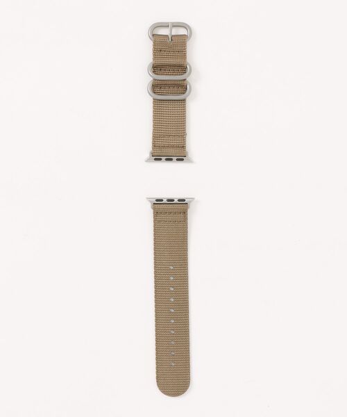 Fun & Daily（ファンアンドデイリー）の「Apple Watch Military Nylon Band（デジタル腕時計・メンズ・ブラック/ネイビー/ベージュ/アーミー/ブラック系その他/オレンジ/グレー・A/B）」の4枚目の写真