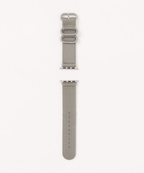 Fun & Daily（ファンアンドデイリー）の「Apple Watch Military Nylon Band（デジタル腕時計・メンズ・ブラック/ネイビー/ベージュ/アーミー/ブラック系その他/オレンジ/グレー・A/B）」の3枚目の写真