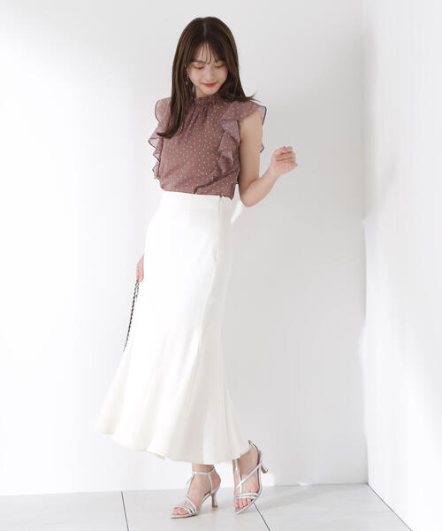 PROPORTION BODY DRESSING(プロポーションボディドレッシング)の「ハイウエストマーメイドスカート / 1215120507(スカート・レディース・オフホワイト/ブラウン/ブラック・SMALL/MEDIUM/XS)」の16枚目の写真