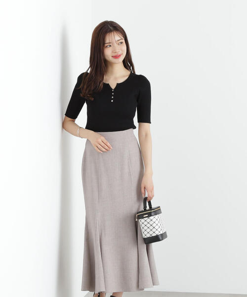 PROPORTION BODY DRESSING(プロポーションボディドレッシング)の「ハイウエストマーメイドスカート / 1215120507(スカート・レディース・オフホワイト/ブラウン/ブラック・SMALL/MEDIUM/XS)」の3枚目の写真