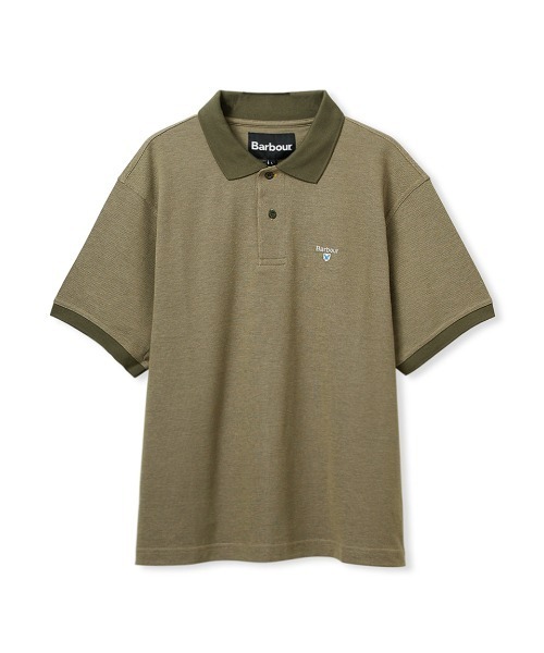 Barbour(バブアー)の「Barbour ロゴ バイカラー スポーツ ポロシャツ(ポロシャツ・メンズ・ネイビー/グリーン/ライトブルー・SMALL/MEDIUM/LARGE)」の4枚目の写真