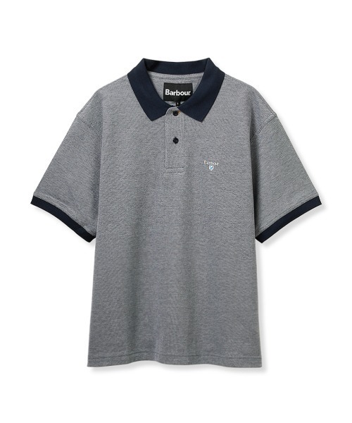 Barbour(バブアー)の「Barbour ロゴ バイカラー スポーツ ポロシャツ(ポロシャツ・メンズ・ネイビー/グリーン/ライトブルー・SMALL/MEDIUM/LARGE)」の7枚目の写真