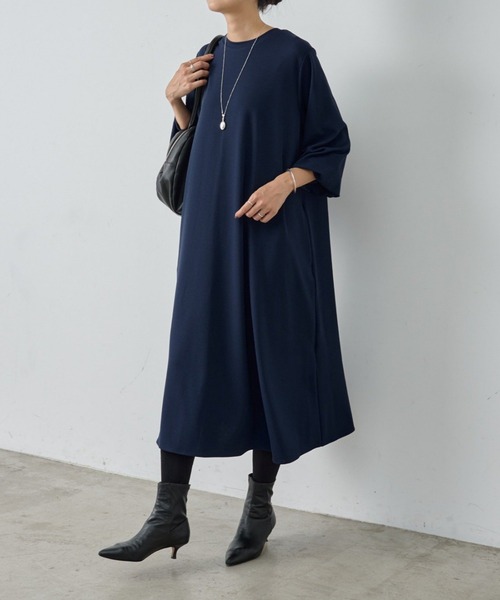 LIVETART（リヴェタート）の「Tワンピース《LIVETART》（ワンピース・レディース・ネイビー/ブラック・0/1）」の8枚目の写真