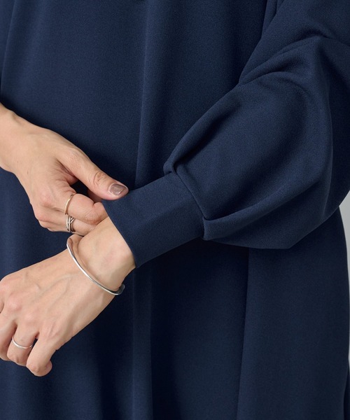 LIVETART（リヴェタート）の「Tワンピース《LIVETART》（ワンピース・レディース・ネイビー/ブラック・0/1）」の4枚目の写真