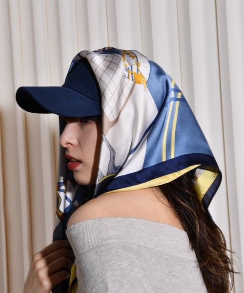 エルメス　大判スカーフ　帽子屋さん HERMES 中古 美品 エルメス スカーフ 90 カレ chapeau 帽子 脱帽
