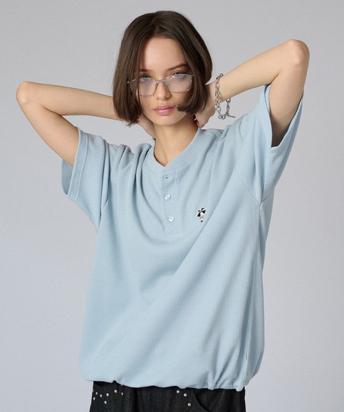 HENRY NECK THERMAL T-SHIRT /ヘンリーネックサーマルTシャツ（T