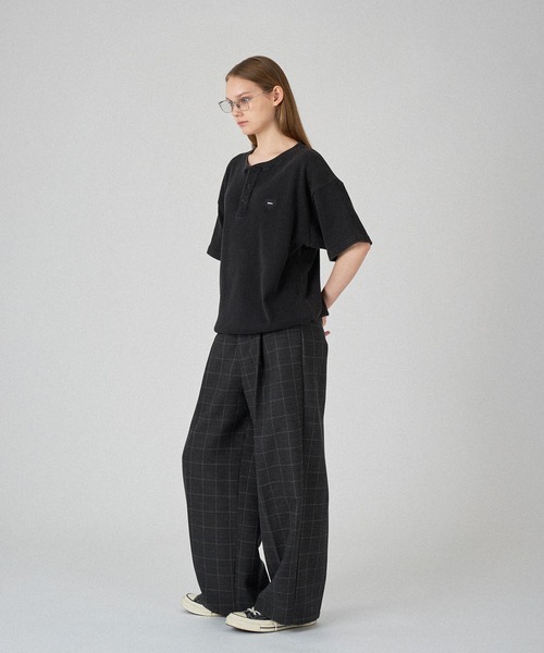 HENRY NECK THERMAL T-SHIRT /ヘンリーネックサーマルTシャツ（Tシャツ