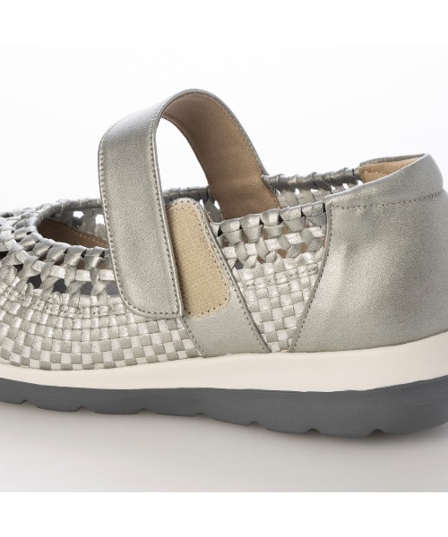 セール】【3E】メッシュ編みストラップシューズ（その他シューズ
