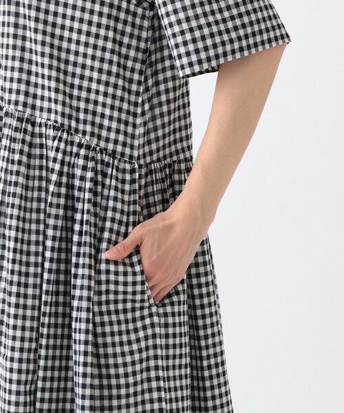 【BURBERRY】DELILAH チェックギャザーワンピース BURBERRY】DELILAH チェックギャザーワンピース - メルカリ