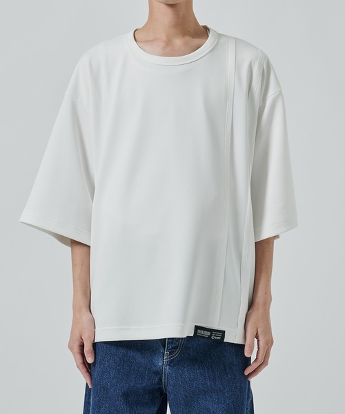 SHAREEF(シャリーフ)の「【SHAREEF】OVERSIZED TEE(Tシャツ/カットソー・メンズ・ホワイト/ブラック・2/1)」の7枚目の写真