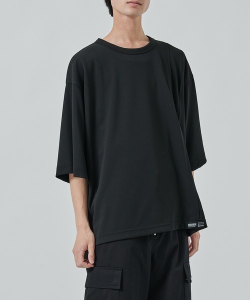 SHAREEF(シャリーフ)の「【SHAREEF】OVERSIZED TEE(Tシャツ/カットソー・メンズ・ホワイト/ブラック・2/1)」の4枚目の写真