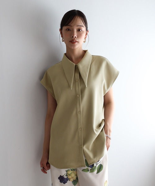 FRNCH フレンチ シャツ トップス レディース Blouses Pink