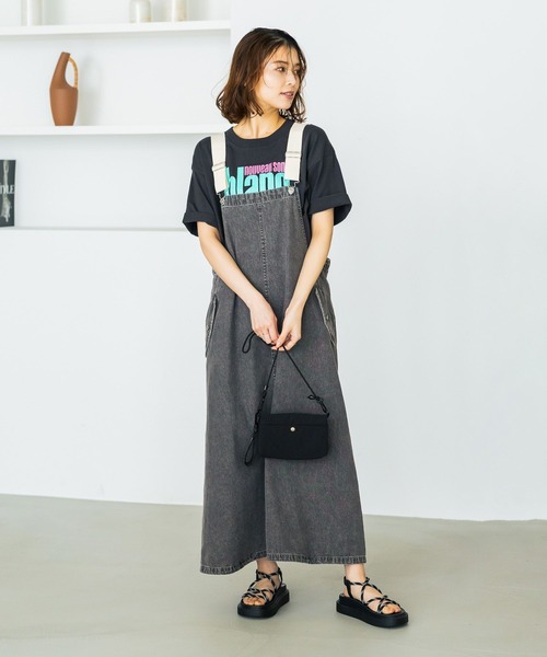 スタジオクリップ　デニムジャンパースカート　新品 セール】デニムジャンパースカート[プチサイズあり]《CLIP denim